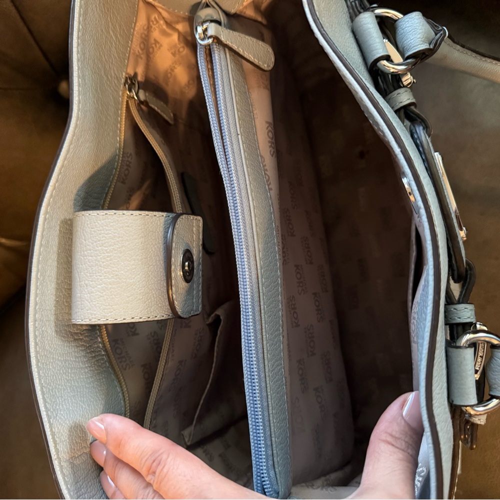 Michael Kors Sky Blue Satchel - Picture 9 of 16